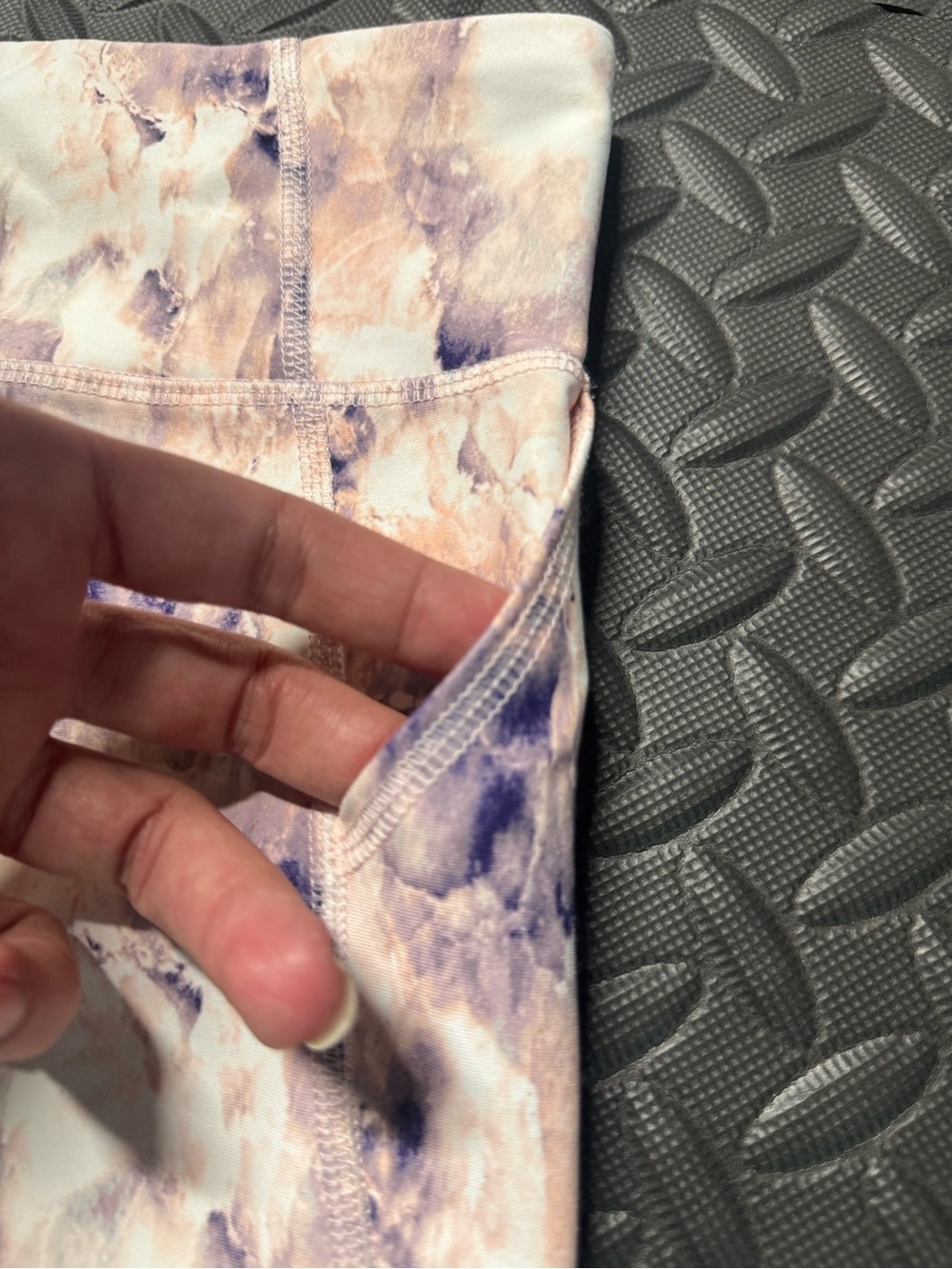 Old Navy Active PowerSoft High Rise Marble Print Leggings Girls L - Picture 8 of 8